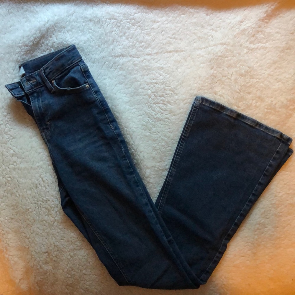 TOPSHOP MOTO JAMIE FLARE JEANS